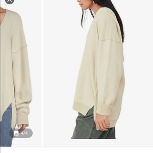 NWOT Free people v neck sweater